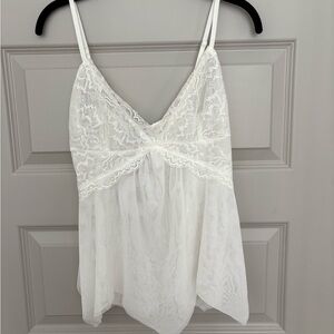 Princess Polly White Lace Top